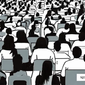 Artistic representation for 7 out of 10 B . C . post - secondary students financially unstable : survey