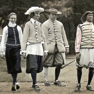 Artistic representation for Colonial garb and Nikes : What it like to live in the middle of American history – Boulder Daily Camera