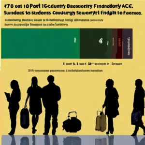 Artistic representation for 7 out of 10 B . C . post - secondary students financially unstable : survey results