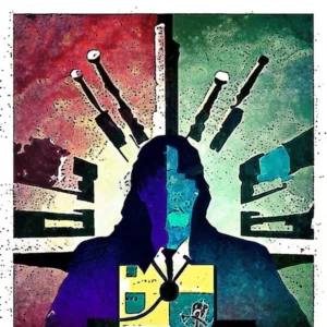 Artistic representation for The Lakeland Times - Online The article is about the history and impact of the "War on Drugs."