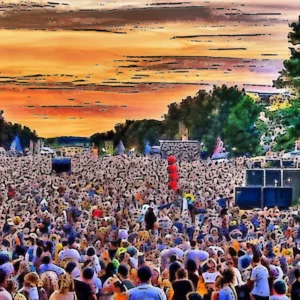 Artistic representation for 12 top festivals and events in New Jersey this September