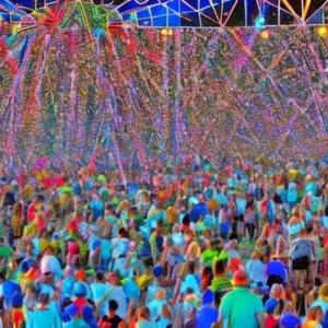 Artistic representation for 12 top festivals and events in New Jersey this September