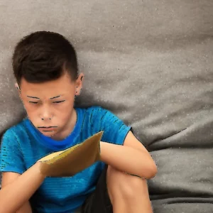 Artistic representation for Half of kids kept awake by worry and stres - study finds