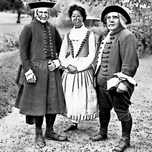 Artistic representation for Colonial garb and Nikes : What it like to live in the middle of American history – Whittier Daily News