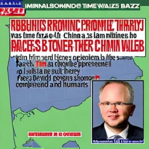Artistic representation for Republicans promote baseless theory about Tim Walz China visits and claim he was groomed as double - agent. This is the article content: Republicans are fueling a baseless conspiracy theory about Minnesota Governor