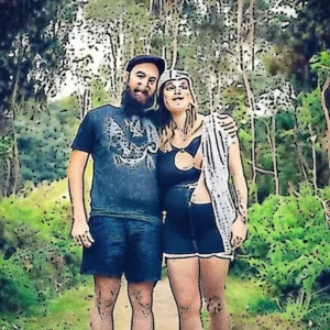 Artistic representation for Meet the couple who gave up the 9 - 5 to travel the world with their four - month - old baby and ditch a life dictated by fear . Now theyre living the dream