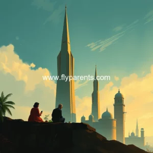 Artistic representation for Rekindling bonds: hyatt's multigenerational journey - time