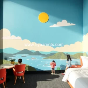 Artistic representation for Top 10 family-friendly destinations & hotels for a joyful