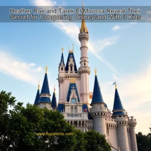 Artistic representation for Heather Rae and Tarek El Moussa Reveal Their Secret for Conquering Disneyland With 3 Kids