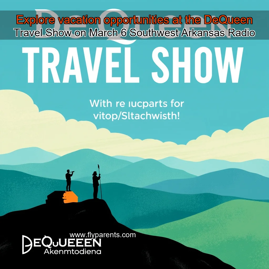 You are currently viewing Explore vacation opportunities at the DeQueen Travel Show on March 6  Southwest Arkansas Radio