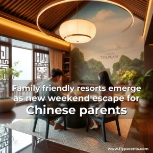 Artistic representation for Family friendly resorts emerge as new weekend escape for Chinese parents