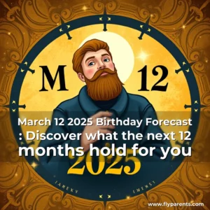 Artistic representation for March 12 2025 Birthday Forecast : Discover what the next 12 months hold for you