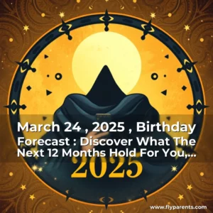 Artistic representation for March 24 , 2025 , Birthday Forecast : Discover What The Next 12 Months Hold For You, Including Significant Events, Personal Milestones, And Exciting Opportunities.