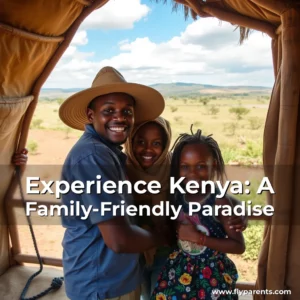 Artistic representation for Experience Kenya: A Family-Friendly Paradise