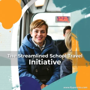 Artistic representation for The Streamlined School Travel Initiative