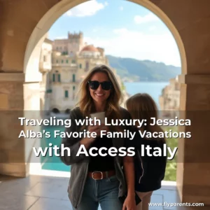 Artistic representation for Traveling with Luxury: Jessica Alba’s Favorite Family Vacations with Access Italy