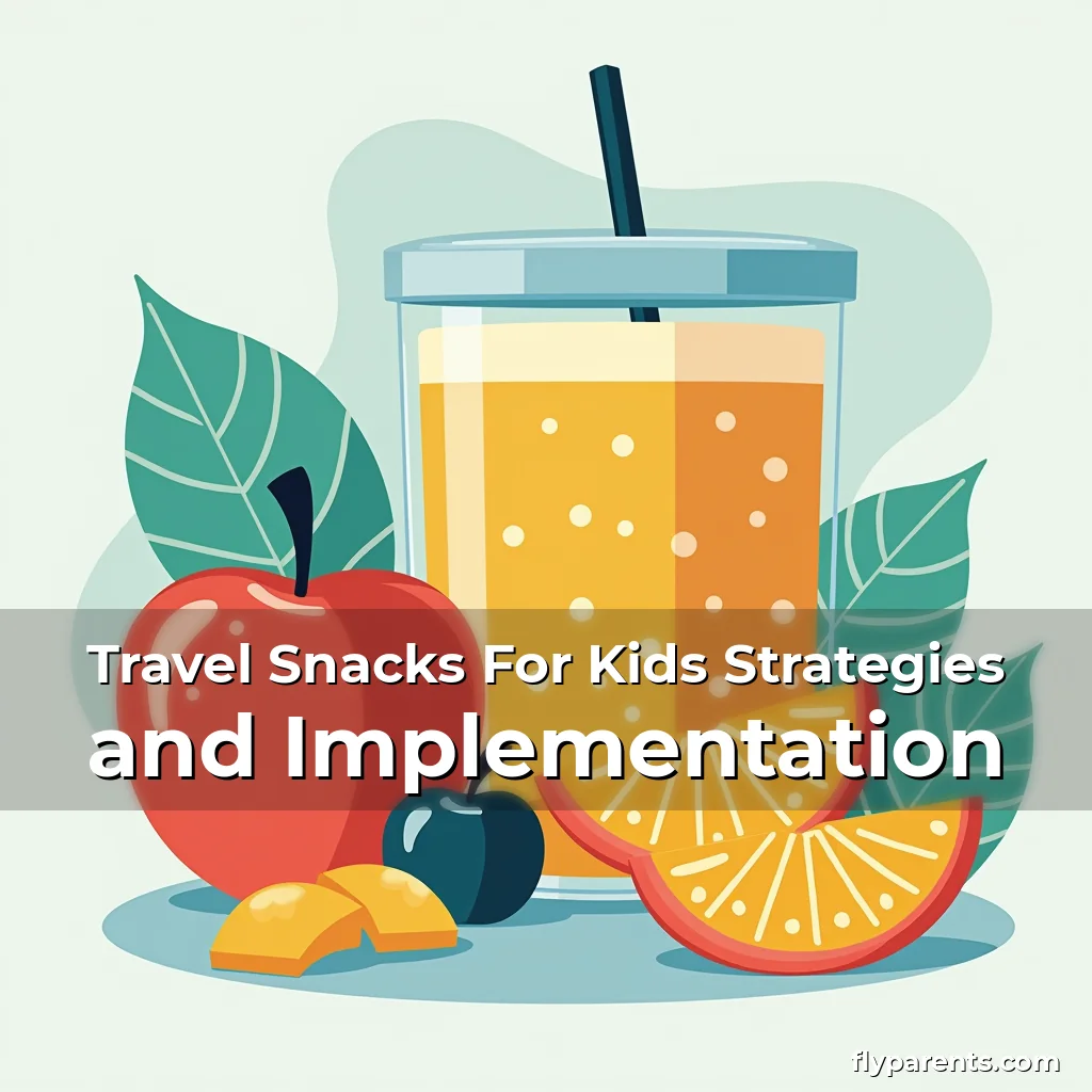 Read more about the article Travel Snacks For Kids Strategies and Implementation