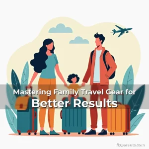 Artistic representation for Mastering Family Travel Gear for Better Results